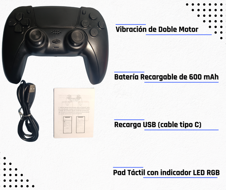 Joystick Inalambrico Compatible Ps4 - Pc - Celular