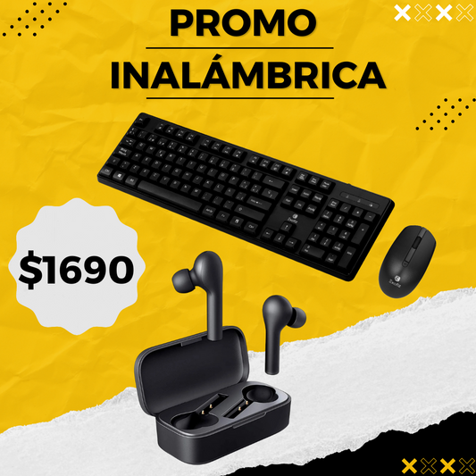 Teclado + Mouse + Auriculares Gaming