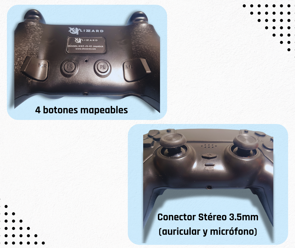 Joystick Inalambrico Compatible Ps4 - Pc - Celular
