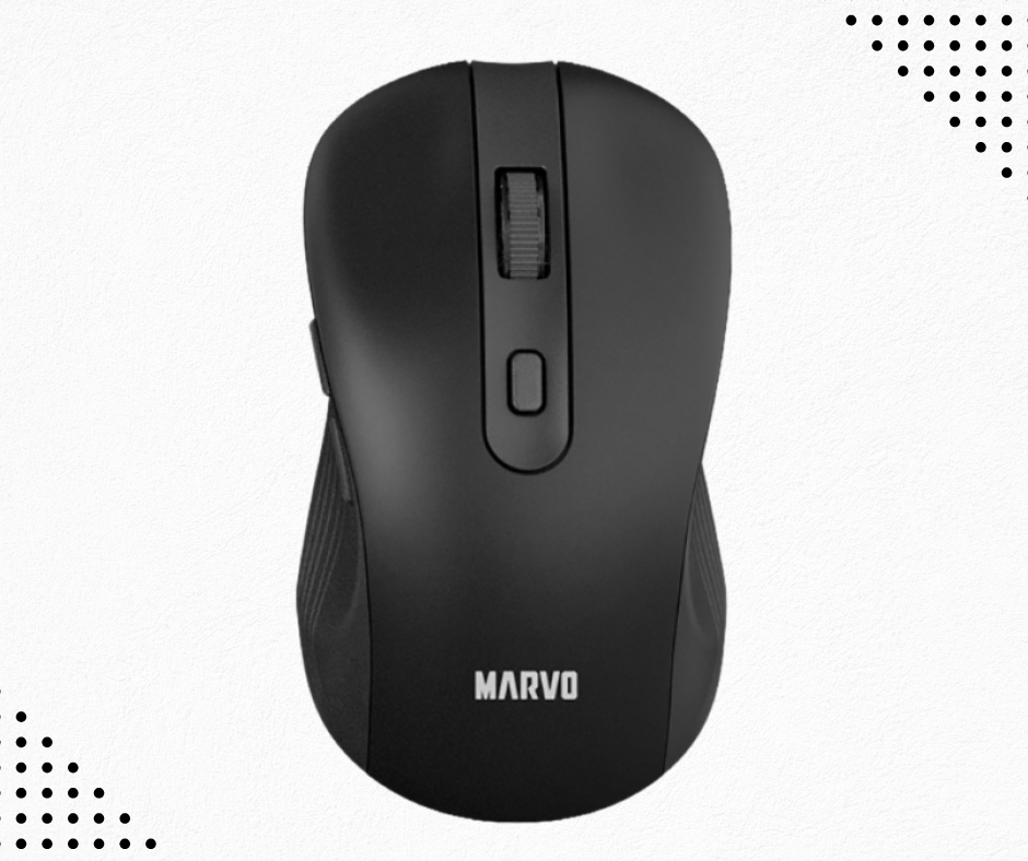 Auriculares +  Teclado y Mouse INALÁMBRICOS MARVO